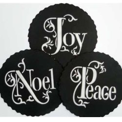 画像1: Mサイズ/ステンシルセット　Noel/Joy/Peace　3種類